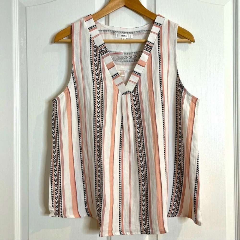 NWT, Mine by Anthropologie, Sleeveless Top, Size Large